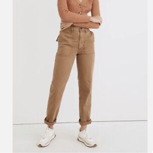 Madewell- The Curvy Perfect Vintage Straight Workwear Pants